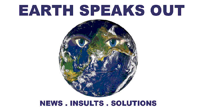 Earth talks, clean up the planet, earth speaks out!